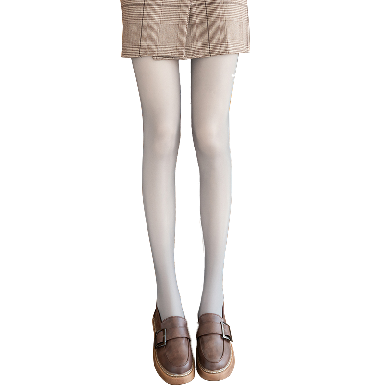 空姐灰透肤一体光腿假透肉连裤袜 浪莎内衣短袜/打底袜/丝袜/美腿袜