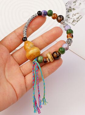 景德镇陶瓷手串新中式民族风葫芦福禄手链手持货源直播厂家