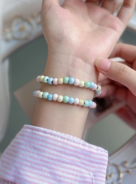 景德镇热销手链不掉色女夏季清新闺蜜森系简约学生手串新中式批发