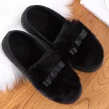Новые зимние меховые туфли для женщин, теплые плюс бархатные, хлопковые туфли для родов, студенческий дом, корейская версия шапок без шнуровки.