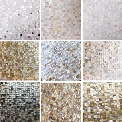 15 Shell Mosaic Tile плитка плитка черная туалетная плитка ktv bar