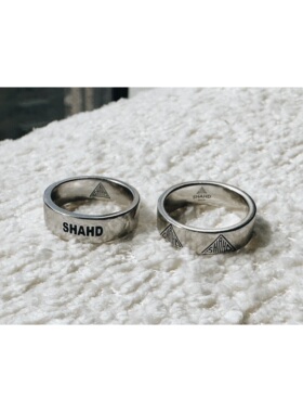 SHAHD男女通戴925银简约指环