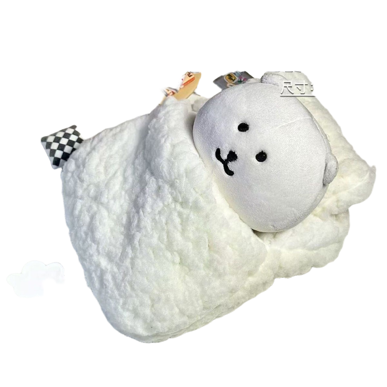 红书同款高颜值自嘲超软娃衣帽子被窝m娃用娃屋棉花配件装饰娃娃 - 图3