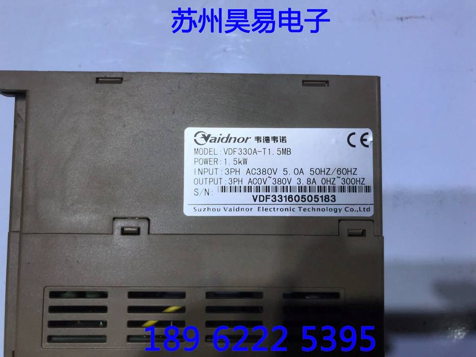 原装二手拆机变频器 VFD330A-T1.5MB 1.5KW 380V 测试包好 质保 - 图1