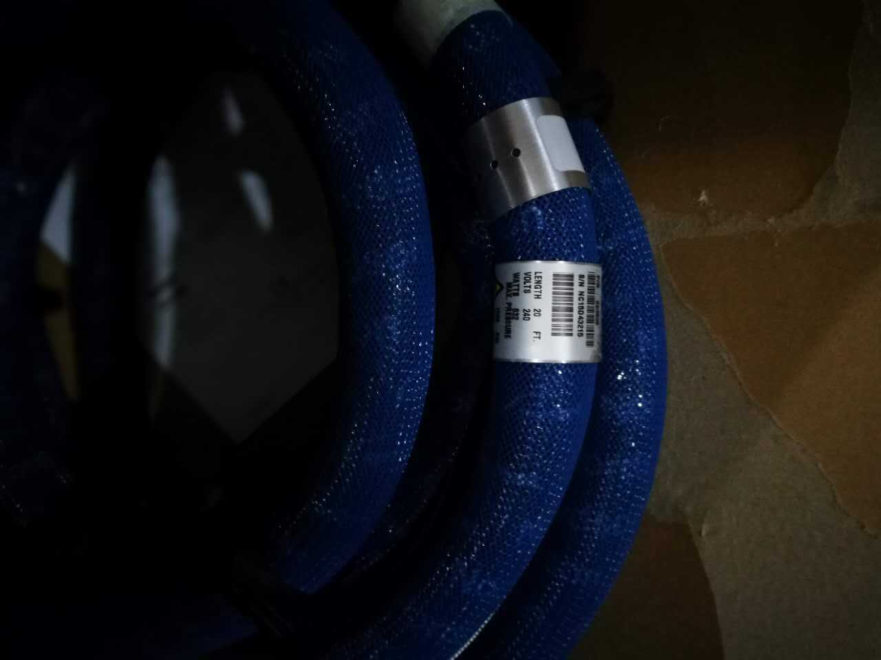 nordson 诺信 热熔胶机20英尺喉管 加热管 HOSE BLUE 胶管 223836 - 图0