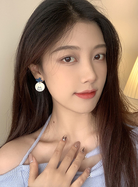 甜美卡通猫咪耳环无耳洞耳夹