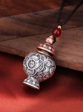 藏式铜宝瓶吊坠民族风复古吉祥