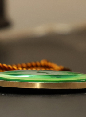 绿度母佛牌项链挂件吊坠