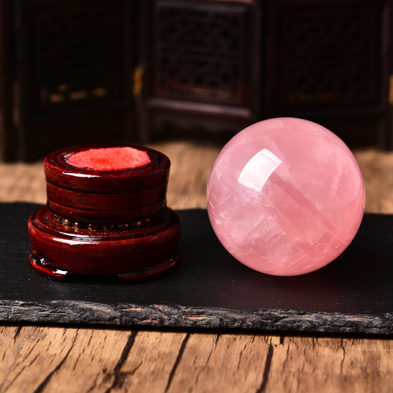 天然粉水晶球摆件粉晶球家居客厅玄关卧室男女礼物粉水晶原石摆件,淘宝优惠券,粉丝福利购,淘宝优惠卷
