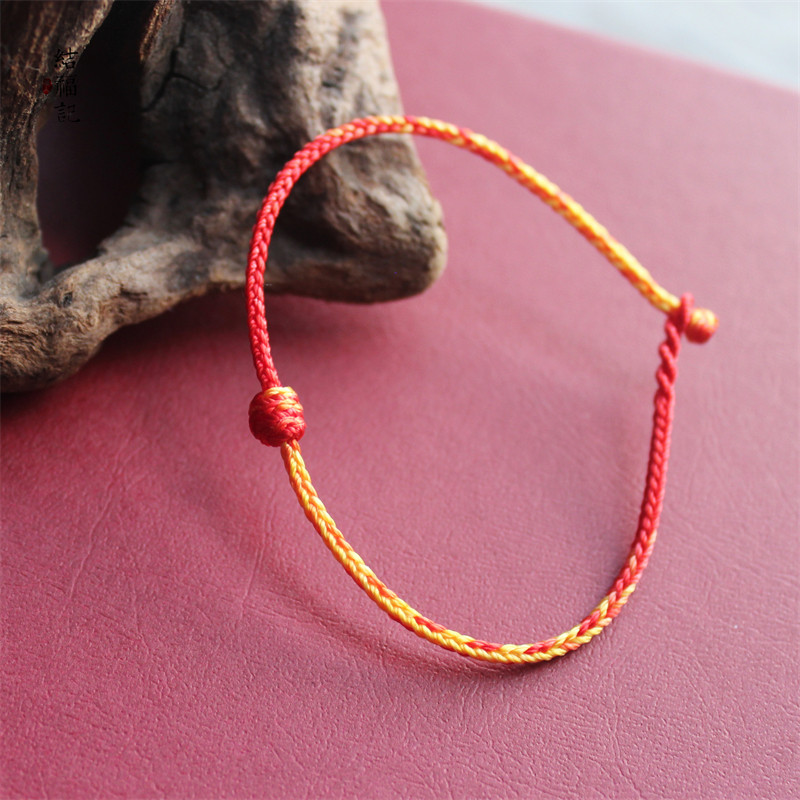结福记2026马红绳手链本命年岁岁万喜护身编织红手绳男女生肖礼物,淘宝优惠券,粉丝福利购,淘宝优惠卷