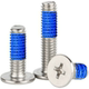 304 stainless steel glue-coated flat head Phillips screw