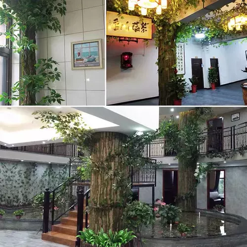 Оплата трубопровода украшения водопроводной трубы для блокировки креативной пакет с обертываемой нагревательной трубкой с природным газом для украшения коры поддельной симуляции