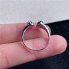 New product in September Hongyu Jadeite 18k gold inlaid ice waxy white ice sun green double cabochon exquisite ring A940909