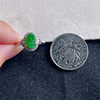 New product in September Hongyu Jadeite 18k gold inlaid ice waxy full color full green lucky Pixiu ring G50915