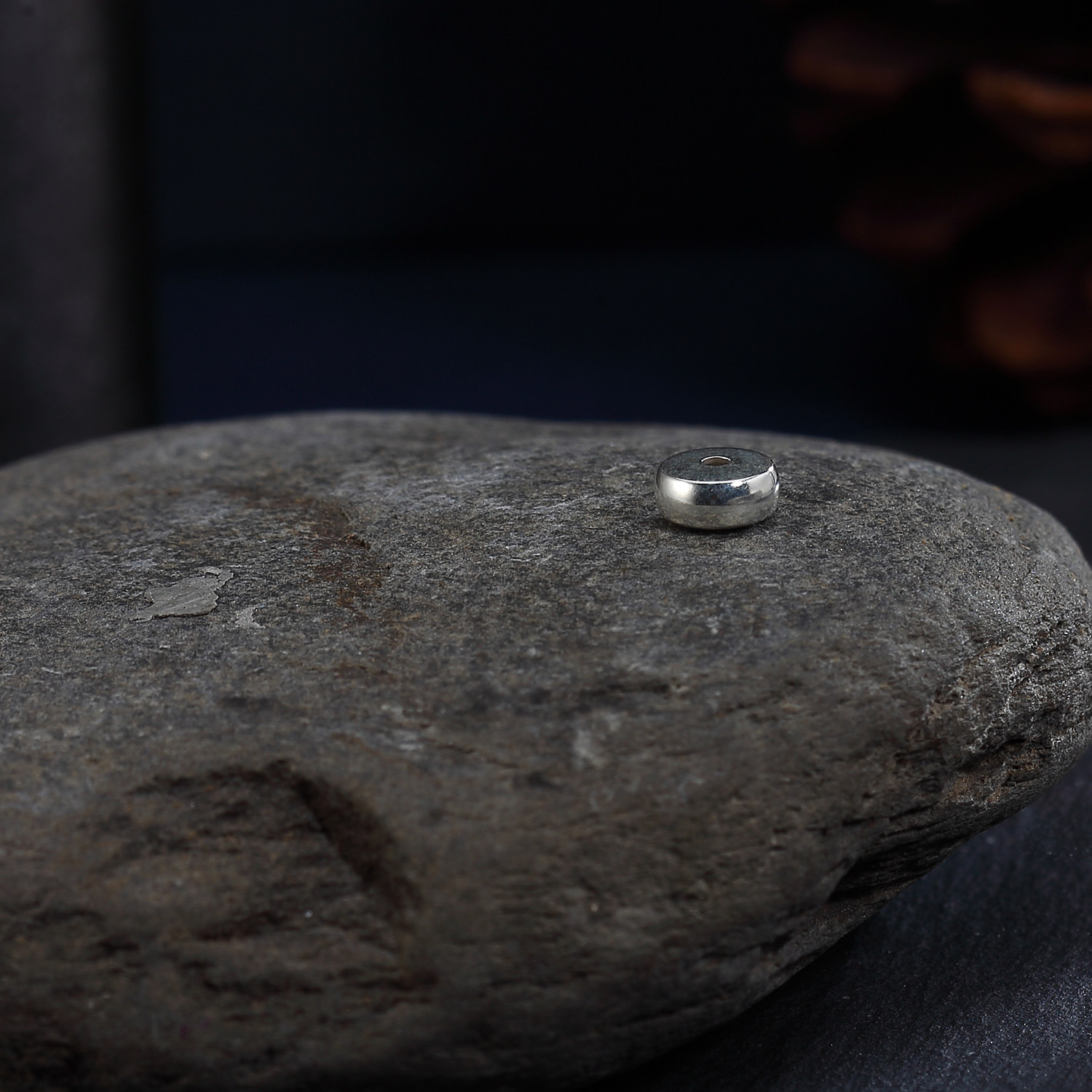 足银999药片DIY手串镶嵌款药片配件文玩手串手持饰品手链项链隔珠,淘宝优惠券,粉丝福利购,淘宝优惠卷