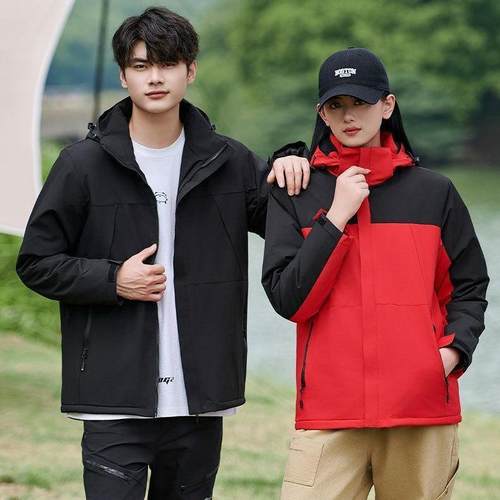 秋冬碧桂园物业工作服外套冲锋衣印字定制加厚房地产工装logo - 图2