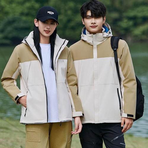 秋冬碧桂园物业工作服外套冲锋衣印字定制加厚房地产工装logo - 图3