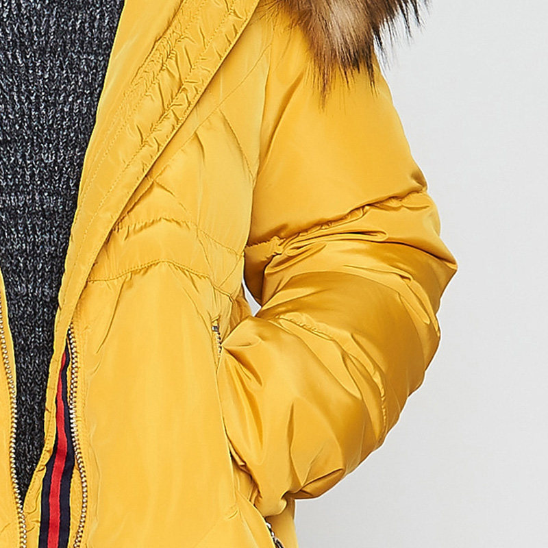 【断码m/l】艾格冬季女装时尚白鸭绒 艾格银座羽绒服