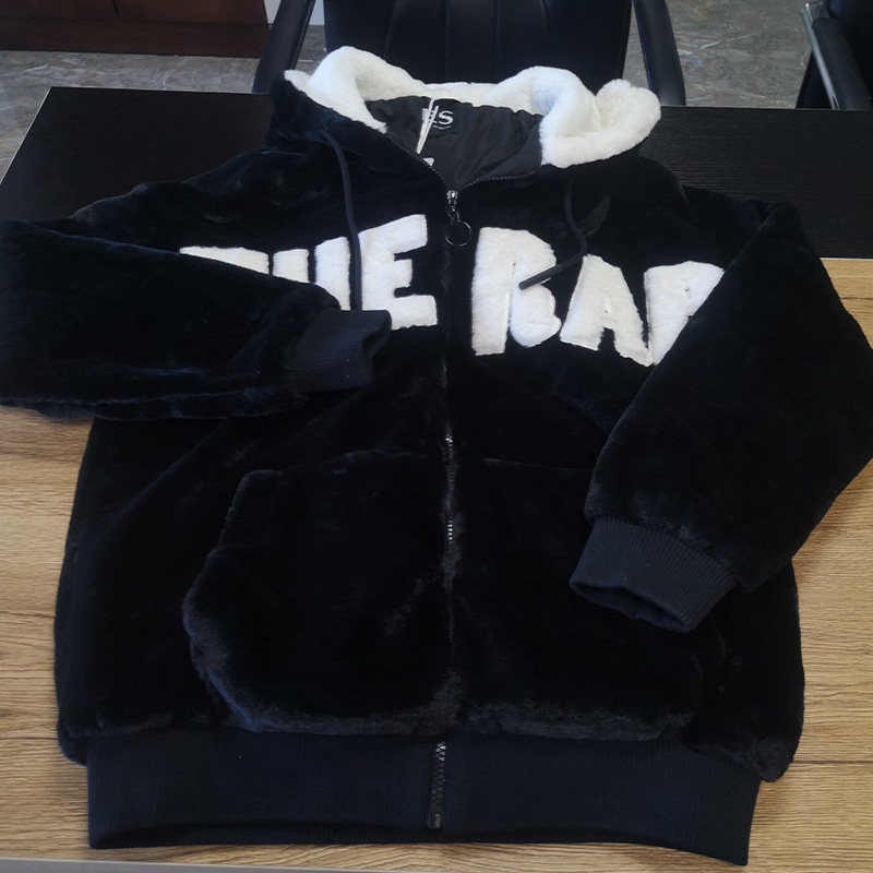 艾格秋冬外套宽松连帽潮流新款上衣 艾格银座短外套