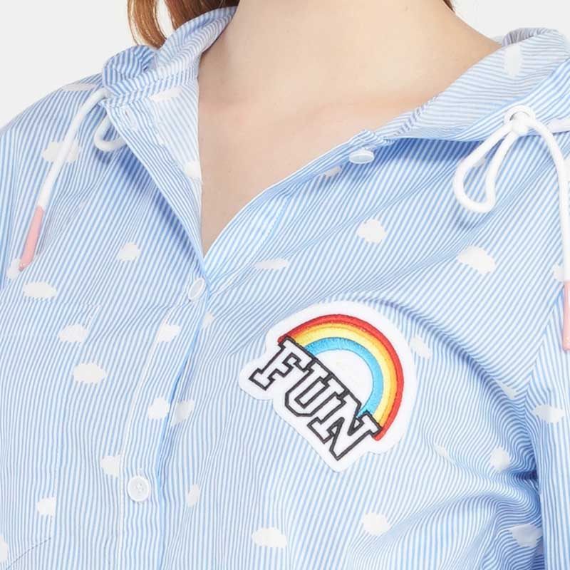 艾格2020夏季女装显瘦休闲休闲衫 艾格银座衬衫