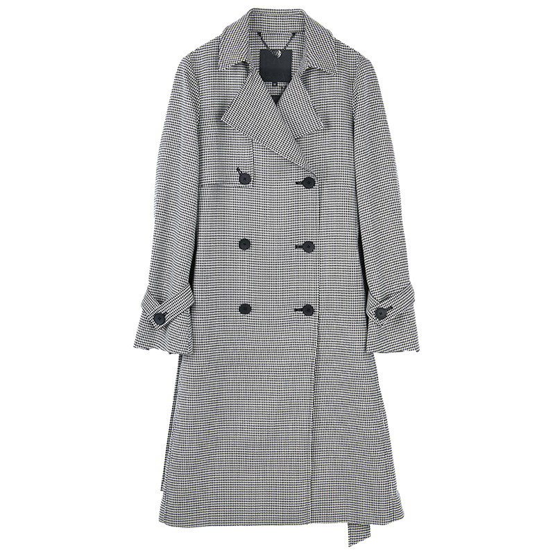 【断码m】艾格冬季女装时尚百搭风衣 艾格银座风衣