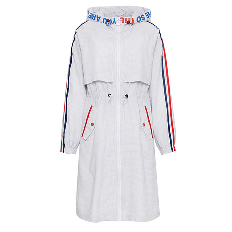 艾格2019夏季新品女装时尚百搭风衣 艾格银座风衣