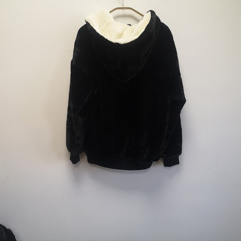 艾格秋冬外套宽松连帽潮流新款上衣 艾格银座短外套