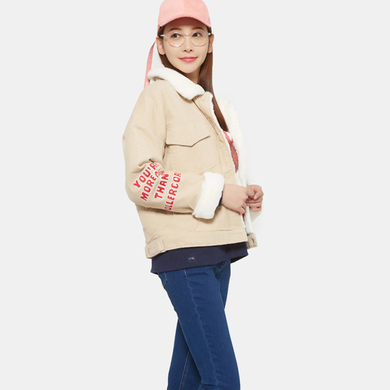 艾格官方旗舰店冬季新品女装短外套 艾格银座短外套