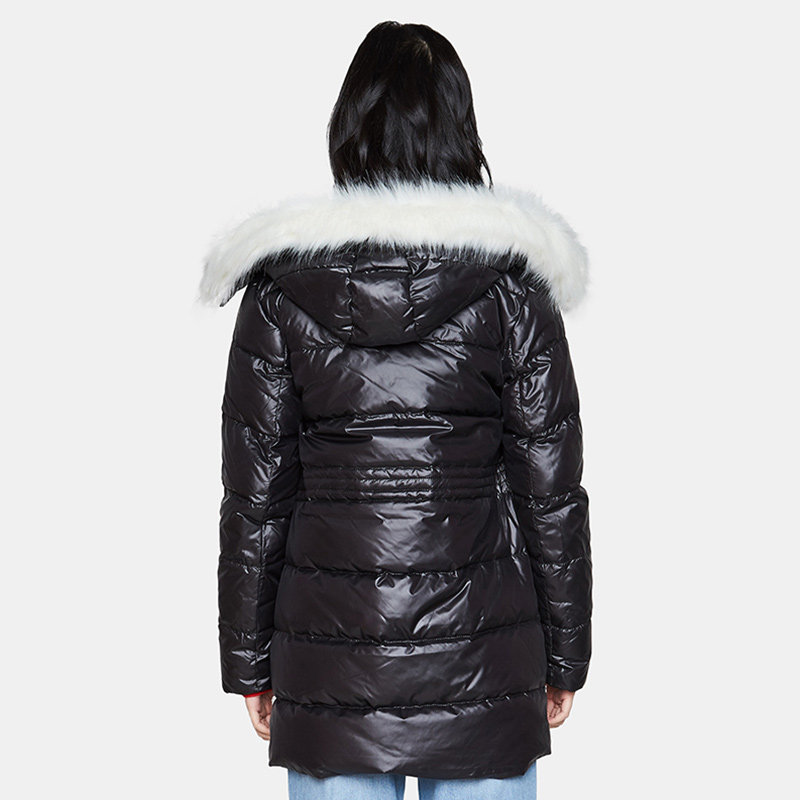 【断码s】艾格冬季女装长袖白鸭绒 艾格银座羽绒服