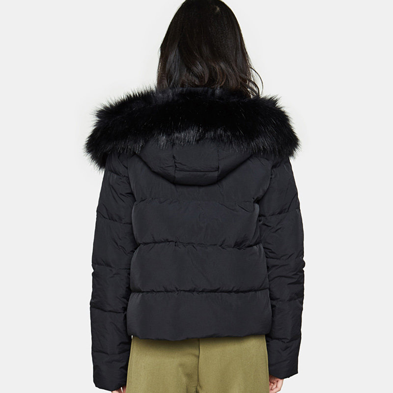 艾格冬季女装时尚百搭纯色羽绒服 艾格银座羽绒服