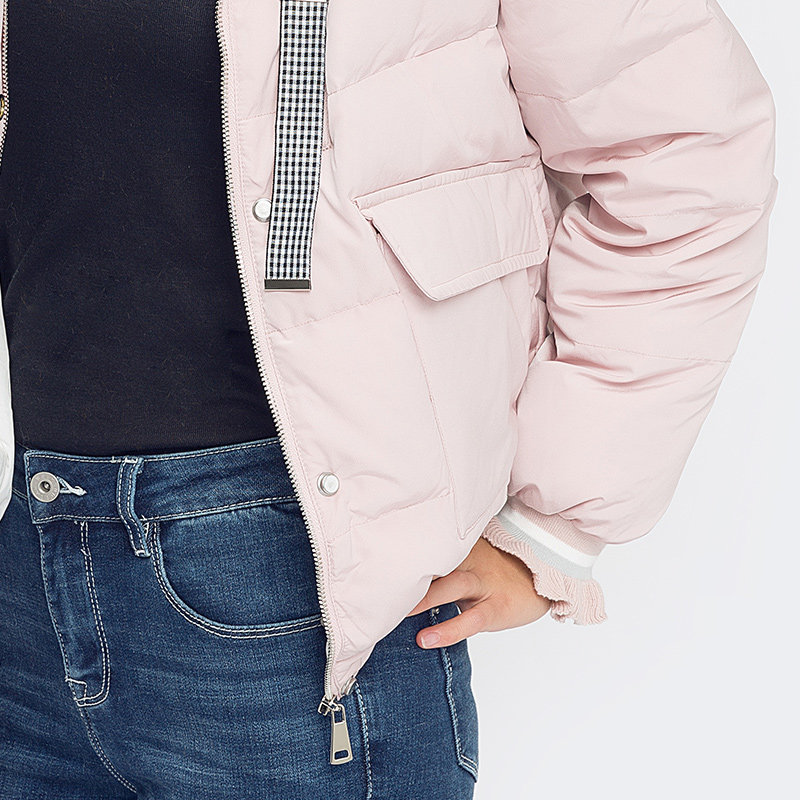 艾格2019冬季新品女装y409羽绒服 艾格银座羽绒服