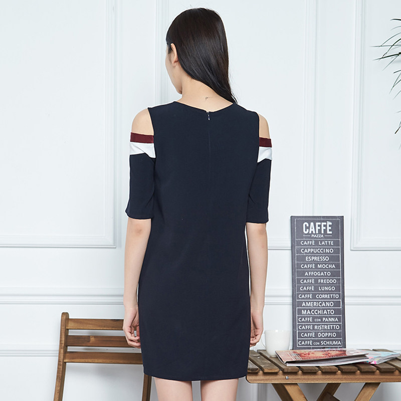 艾格2020夏季女装新品休闲连衣裙 艾格银座连衣裙