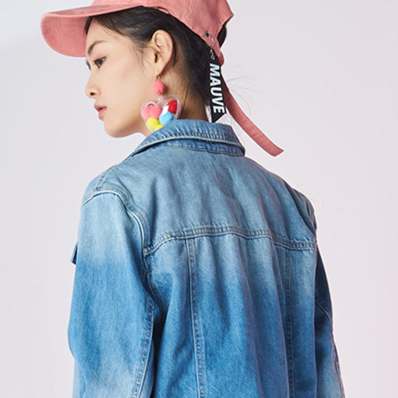 【断码s】艾格春秋季女装时尚百搭短 艾格银座短外套