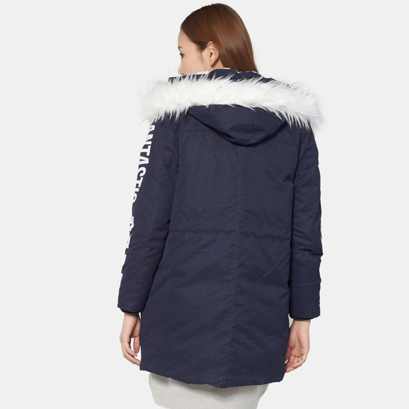 艾格冬季女装反季百搭个性白鸭绒 艾格银座羽绒服