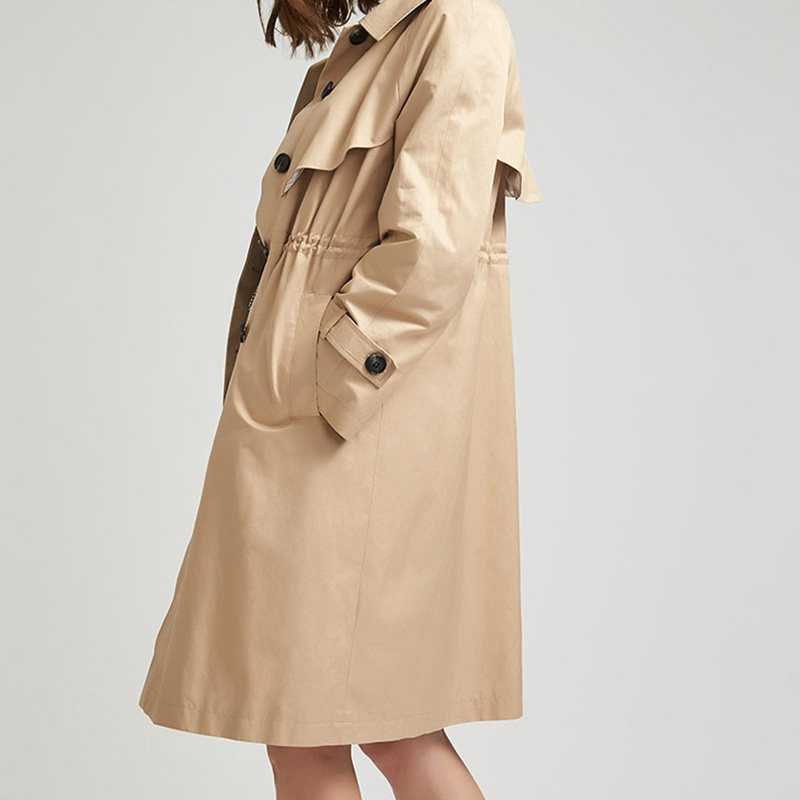 艾格2021新款秋装中长款y2067 艾格银座风衣