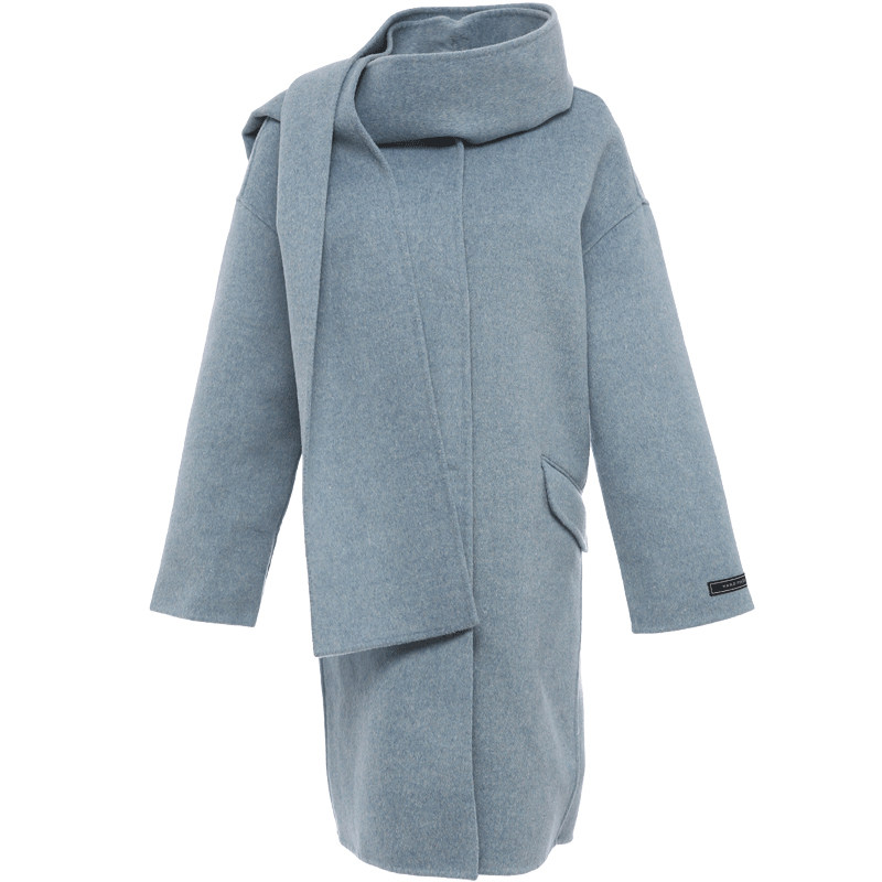 艾格冬季女装时尚个性简约毛呢外套 艾格银座毛呢外套