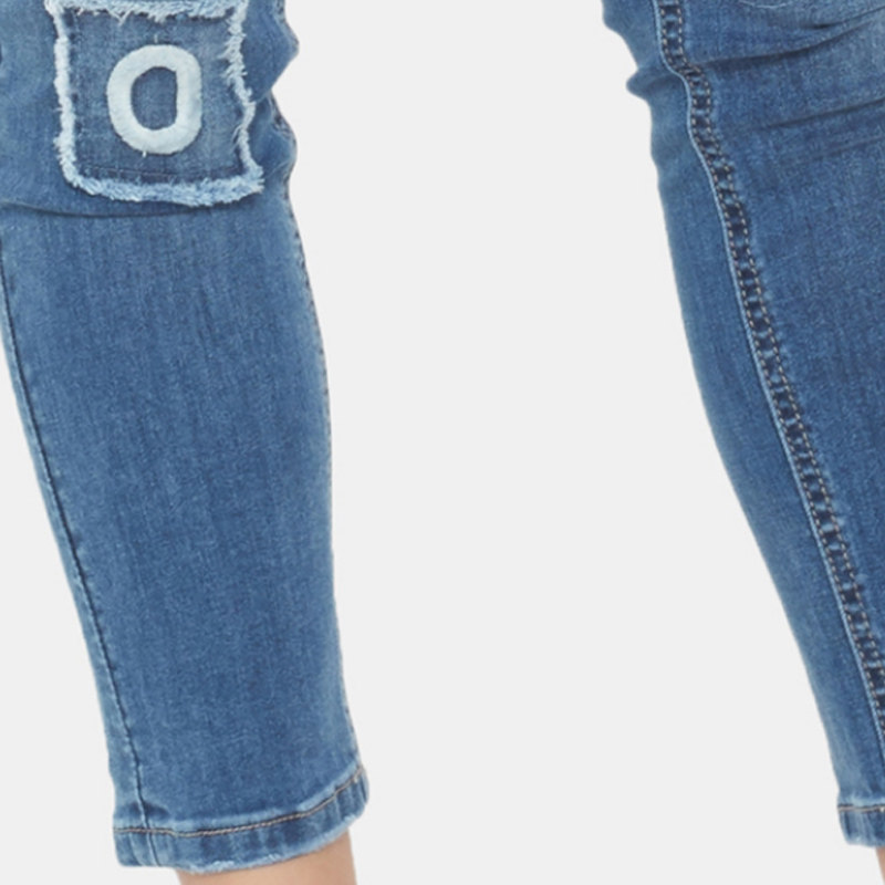 艾格官方旗舰店2020夏季时尚牛仔裤 艾格银座牛仔裤