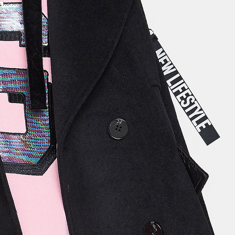  艾格银座毛呢外套