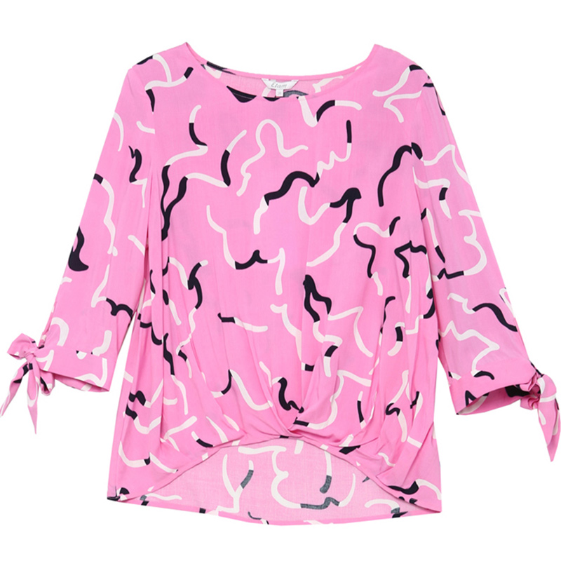 艾格2020夏季女装新品显瘦休闲衬衫 艾格银座衬衫