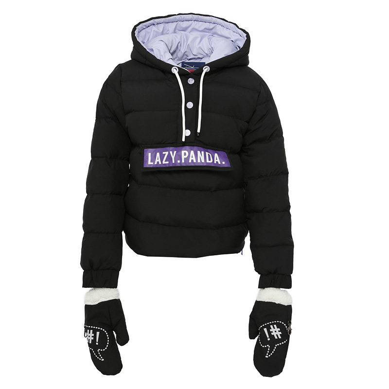 【断码m/l】艾格女百搭个性白鸭绒 艾格银座羽绒服