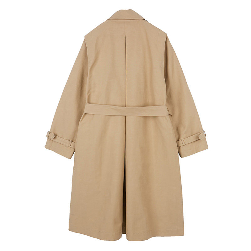 艾格官方旗舰店春秋学生宽松风衣 艾格银座风衣