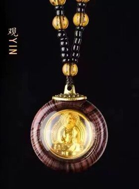 毛衣链寺庙【弥勒佛佛像项链佛