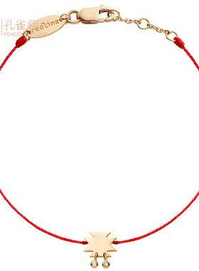 红绳女士配饰镶钻手环