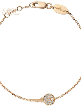 女士配饰宴会镶钻钥匙吊坠手链