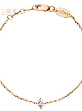 红绳女士克拉钻石手链