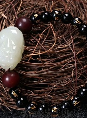 貔貅手链招财皮丘天然和田玉