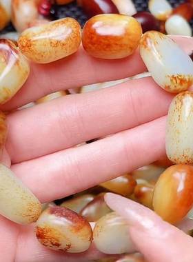 黄沁皮原石籽料手串手链