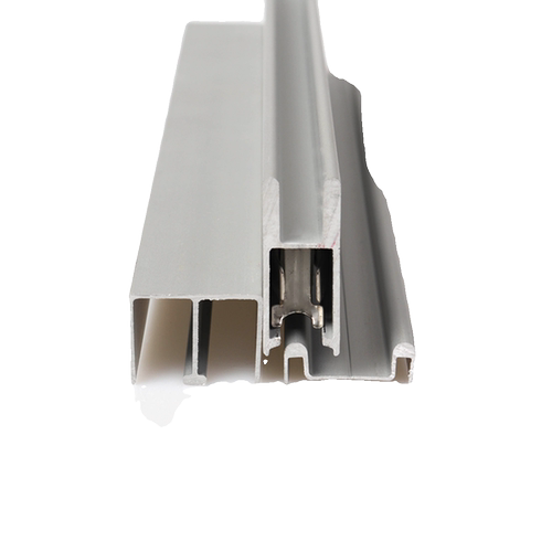 5-8mm玻璃滑轨双轨道槽书柜橱柜玻璃推拉门滑槽展示柜移门趟门轨 - 图3