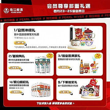 珠江1985啤酒640ml*12玻璃瓶装[45元优惠券]-寻折猪