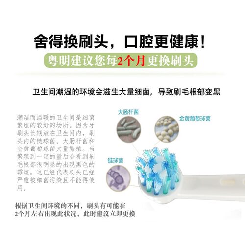 适配博朗braun欧乐b电动牙刷刷头替换oral-b oralb欧了比d12s通用 - 图1